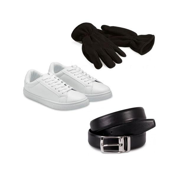 Sous-vêtements, Chaussettes, Gants, Ceinture, Chaussure