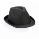 Chapeau Publicitaire Panama couleur BRAZ bandeau 2,7 cm, Couleur : Noir