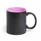 Mug noir avec votre logo, Couleur : Rose