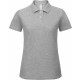 POLO FEMME ID.001, Couleur : Heather Grey, Taille : 3XL