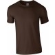 T-Shirt Homme, Couleur : Dark Chocolate, Taille : S