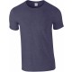 T-Shirt Homme, Couleur : Heather Navy, Taille : S
