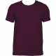 T-Shirt Homme Col Rond Softstyle, Couleur : Maroon, Taille : S