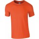 T-Shirt Homme, Couleur : Orange, Taille : S